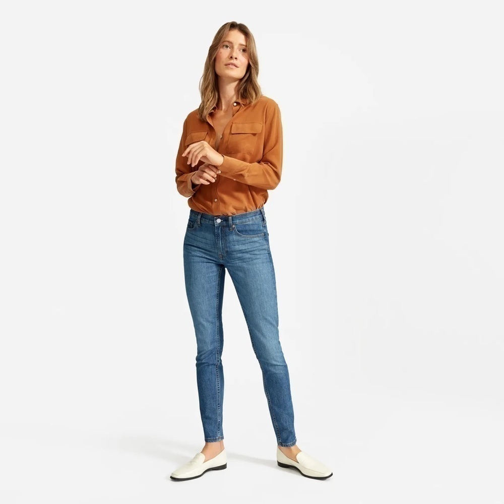 Everlane The Mid Rise Skinny Jean